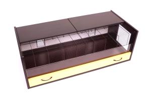 Terrarium dla kurczaków z podwójną klapą